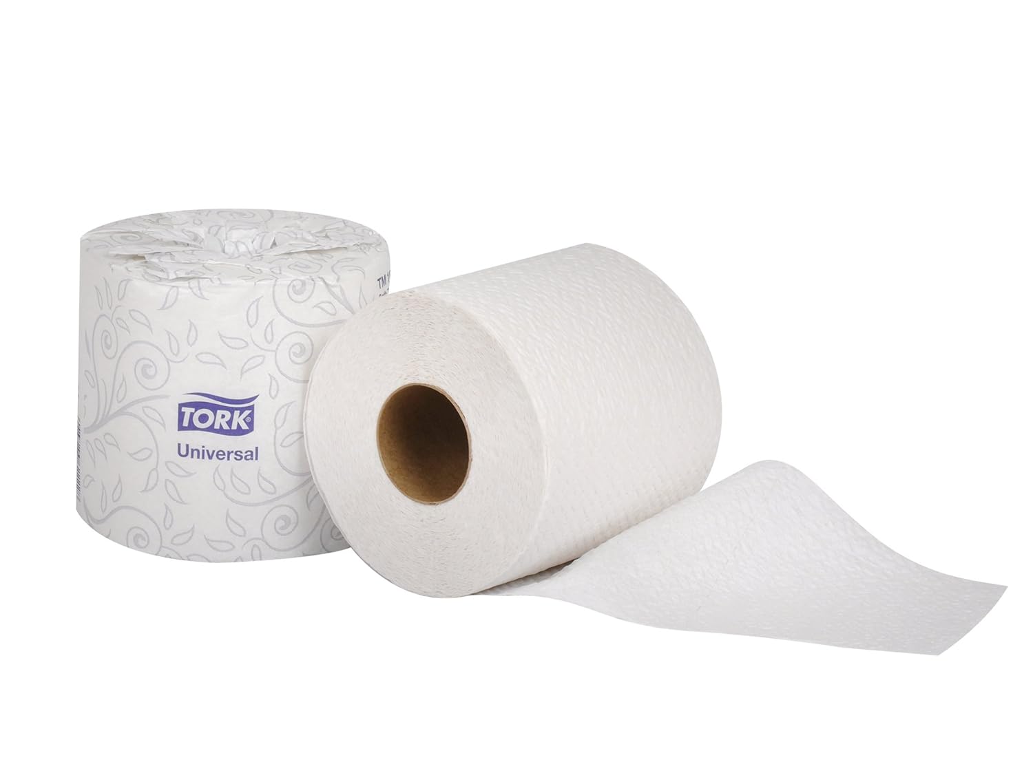 Tork Universal TM1619 Bath Tissue Roll, 2-Ply, 4" Width x 3.75" Length, White, Green Seal Certified (Case of 96 Rolls, 500 Per Roll, 48,000 Sheets): Industrial & Scientific