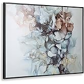 Signature Design by Ashley Jordsboro Contemporary Abstract Wall Art 40 x 30 Inches, Blue & Red