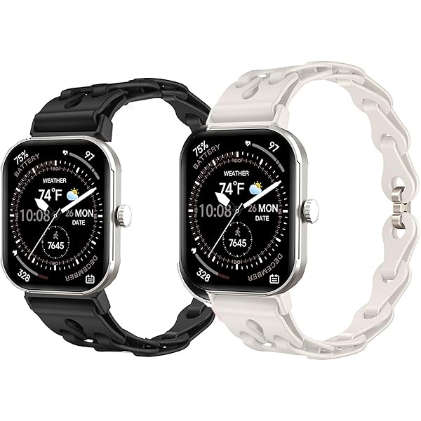 Compatible For 3Plus Vibe Plus Band, Lamshaw Silicone Lace Slim Thin Hollow Out Replacement Straps Compatible With 3plus Vibe Plus Vibe Vibe Lite Vibe Pro Vibe Gen 2 Vibe Plus Gen 2 Smartwatch - View #5