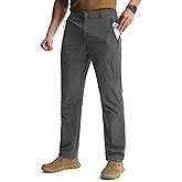 Libin Mens Hiking Pants Lightweight Tactical Cargo Pants Quick Dry Water Resistant Stretchy Straight Leg Travel Trousers