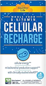 Country Life Cellular Recharge ? Whole Food B-Vitamin ? Whole Body Cellular Support ? Cellular Energy & Mitochondrial Production Support