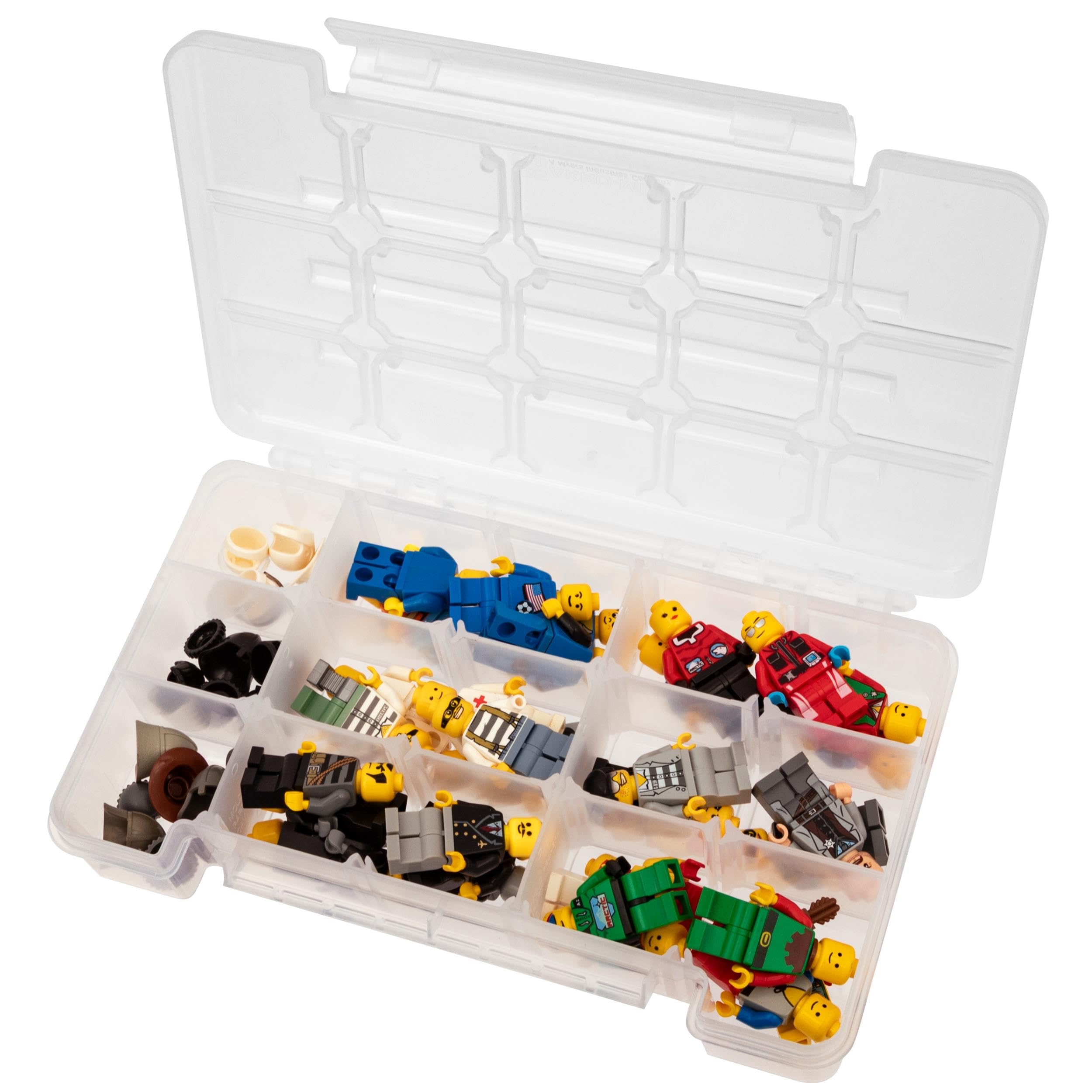 Akro-Mils 5705 Plastic Parts Storage Case for Hardware and Craft, Small, Clear