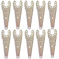 HEMUNC 10PCS oscillating Tool Scraper Blades Universal fit Multitool Scraper Blades, Compatible with Dewalt Dremel Rockwell Makita Bosch Fein Multimaster Milwaukee Porter Cable Ridgid Ryobi