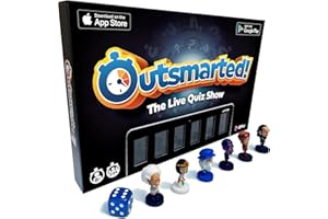 Outsmarted - The App-Connected TV Quiz-Show Board Game | Kids, Teens & Adults | Next-Level Game Night for Family & Friends | 