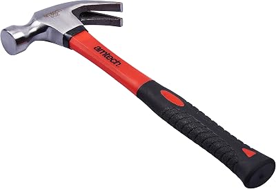 Amtech Claw Hammer 8oz Fibreglass Shaft Shock Absorbing Handle