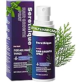 Hair Growth Serum Spray with Rosemary Oil, Biotin & Caffeine, Fast Absorbing Non-Greasy Scalp Serum for Fuller-Looking Hair, 