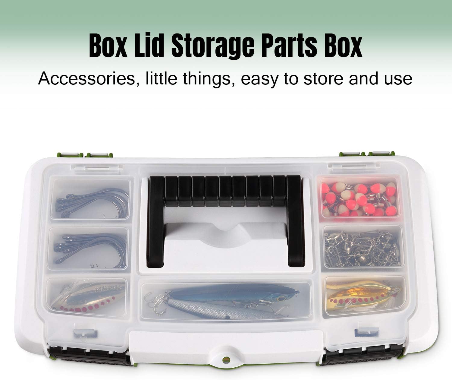 Rodeel Fishing Toolbox with 2 Extra Tackle Boxes Attached, for Storage