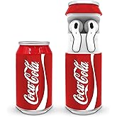 Coca-Cola Can Shaped Wireless Earbuds – Bluetooth 5.0 Headphones with Built-in Mic, Voice Assistant Compatibility, 9H Playtime, HD Stereo Sound, Noise Cancelling – Compatible with Apple & Android