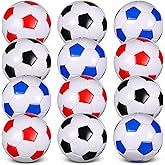 Libima 12 Pcs Soccer Ball with Pump Official Size 3/4/5 Soccer Ball Bulk for Child Adult School Sport Training Practice Back to School