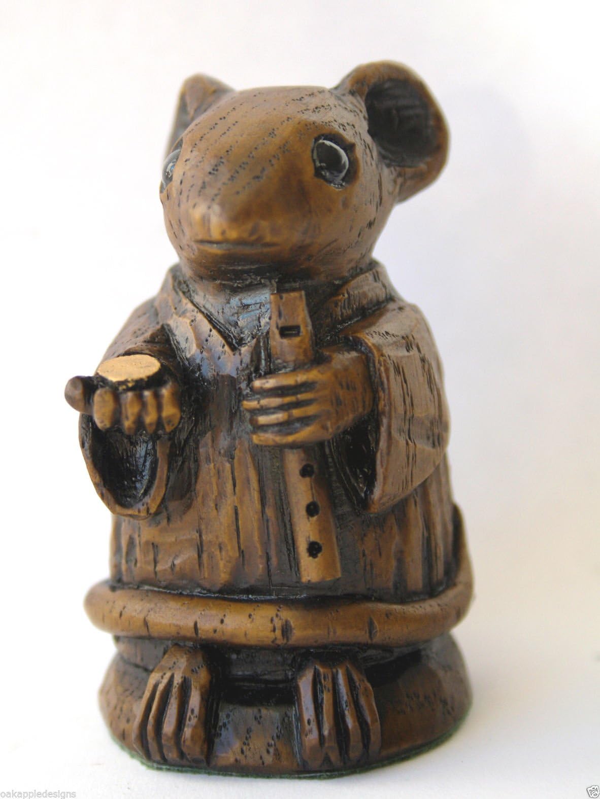Church Mouse Figurine– Musician playing the Flute