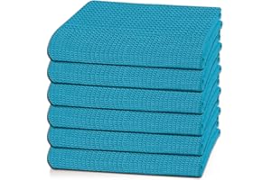 Ultra-Premium Cotton Waffle Weave Kitchen Dish Hand Tea Towel 18 x28 inches Super Absorbent, Washable Drying and Cleaning and