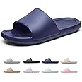 Frykun Non Slip Shower Shoes Bathroom Slippers for Pool Camping Open-toe