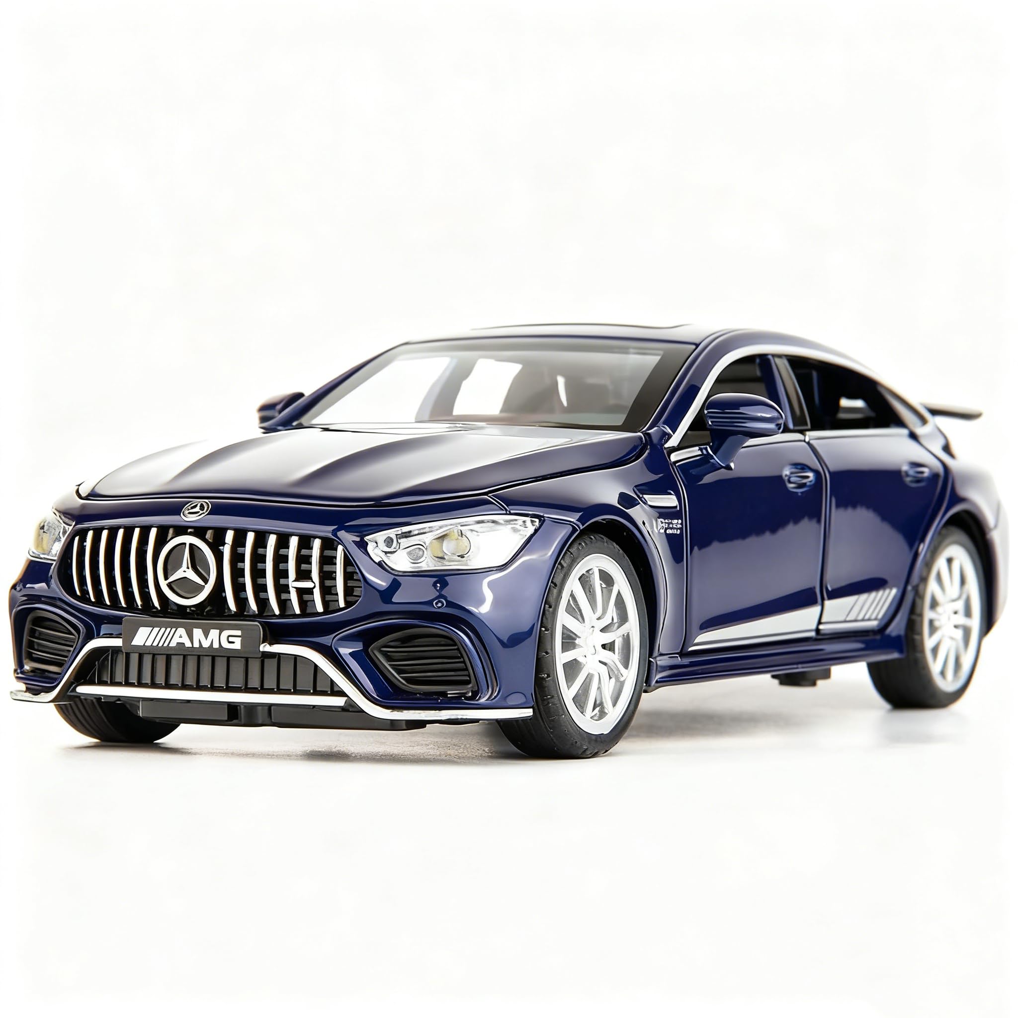 TGRCM-CZ 1/32 Diecast Car Compatible with Benz AMG GT63 Model Car Pull Back with Sound and Light Toy Car for Boys Girls Adult Gift(Blue) — image 1