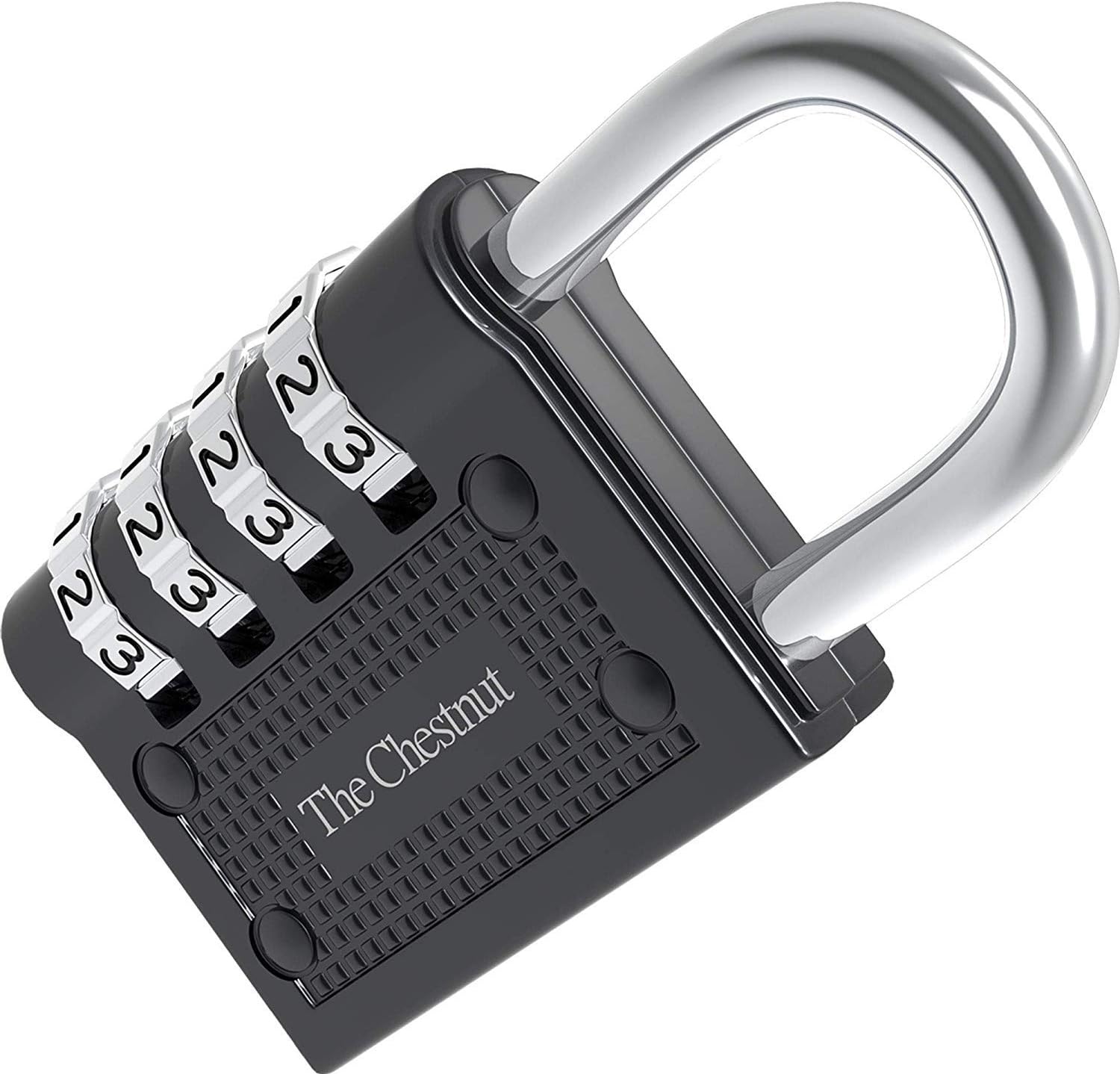 Padlock 4 Combination - Outdoor Weatherproof Combination Padlock - Keyless Resettable Combo - for Luggage, Travel, Door, School, Gym, Sports, Toolbox, Case, Employee Lockers, Hasp - - 