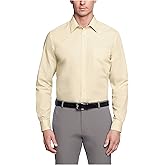 Van Heusen Mens Dress Shirt Regular Fit Poplin Solid