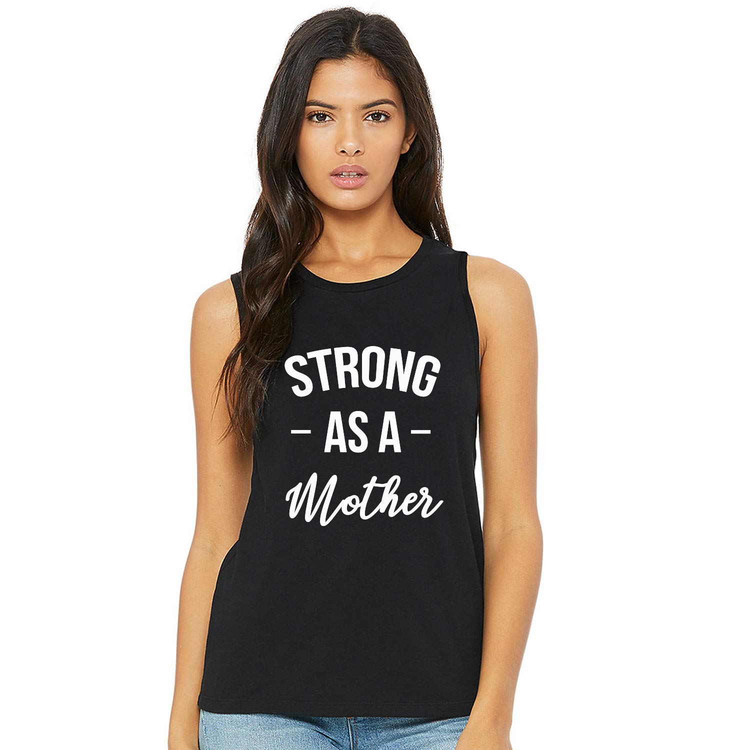Strong As A Mother Premium Sleeveless Muscle Tank/t Shirts