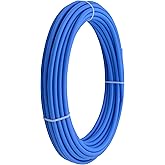 SharkBite 3/8 Inch x 100 Feet Blue PEX-B, PEX Pipe Flexible Water Tubing for Plumbing, U855B100