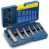 Thinkpro 6 Piece Pipe Extractor Set, 1/8 PIPE to 1