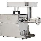 LEM Products BigBite #8 Meat Grinder, Electric Meat Grinder | Kitchen Appliance for Home Use, Heavy-Duty Food Processor for Grinding and Sausage Stuffing, 0.5 HP, Stainless Steel