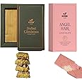 Angel Hair & Dubai Chocolat – Chocolate Cotton Candy Bar 170g (5.09 oz) + Kunafa Pistachio Milk Chocolate 200g (7.05 oz) – Gift Box with Strawberry, Pistachio – Premium Treat for Birthdays, Christmas, Congratulations – Amazing Pack