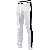 SCREENSHOT-Track Pants S41700 Mens Premium Slim Athletic Fitness Lifestyle Workout Bottoms - Classic Fit