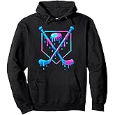 Ice hockey Drip For Boys Drippy Design Youth Girls Hockey Pullover Hoodie