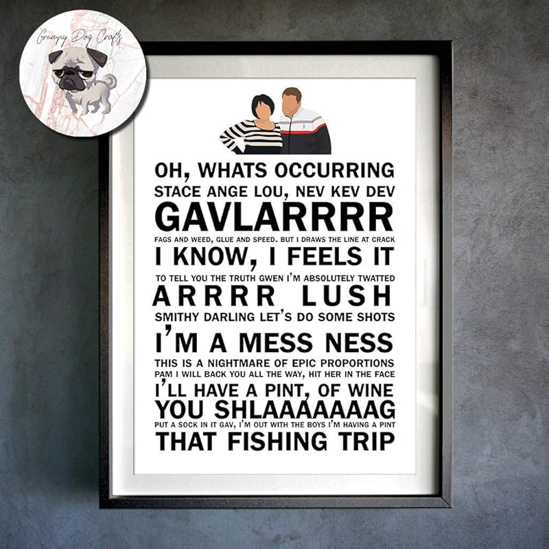 Gavin And Stacey Best Quotes A4 Print Amazon.co.uk Handmade