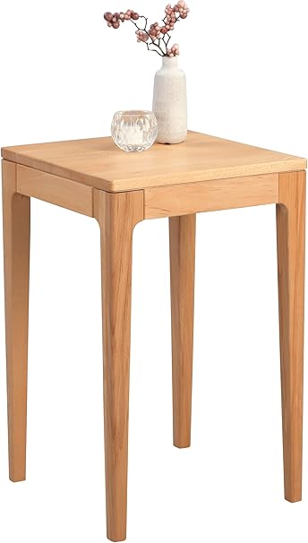 Hometrends4you Theo 2 Beistelltisch Holz Kernbuche Massiv Geolt 38 X 38 X 60 Cm Amazon De Kuche Haushalt