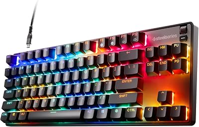 SteelSeries Apex 9 TKL Mechanical Keyboard Optical Switches 2-Point Actuation