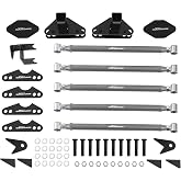 maXpeedingrods Universal Parallel 4 Link Kit for Classic Car &amp; Truck | Both Ends Adjustable Suspension Links and Panhard Bar