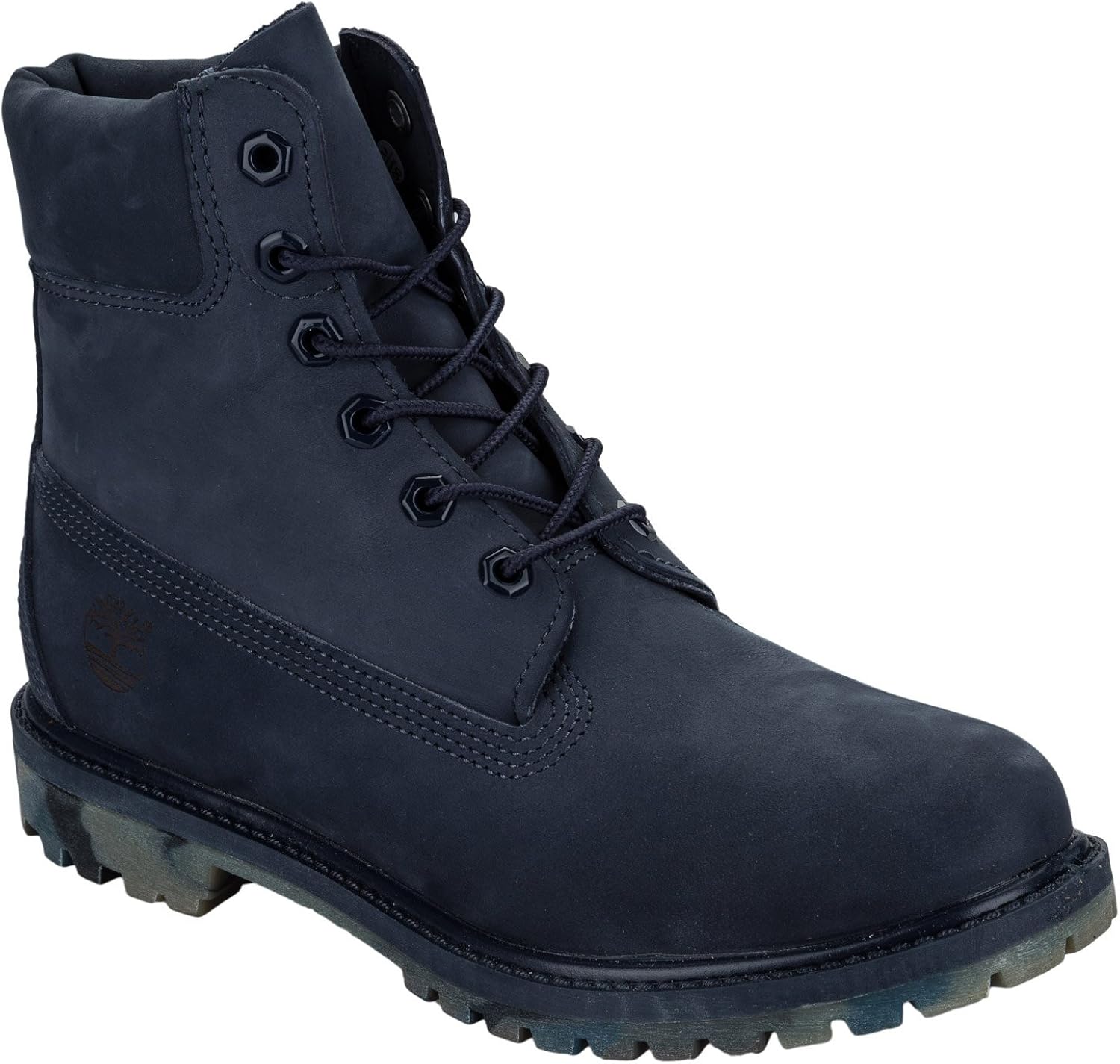 navy monochrome timberlands
