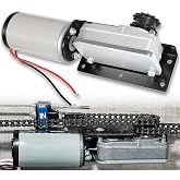 225008 RV Slide Out Motor &amp; Gear Housing Replacement for BAL Accu-Slide Cable Slide Out System for RVs and Trailers - R25075 High Output Motor &amp; R25076 Gearbox R25076-1