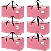 YEUEYS Extra Large Moving Bags with Zipper - Heavy Duty Tote for Packing Clothes, Durable Storage Bin Organizer, Multipack Set