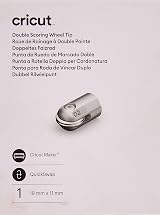 Cricut 2007448 Double Scoring Wheel Metal for Maker QuickSwap Housing Required view 3