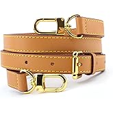 BEUDW Vachetta Leather Adjustable Crossbody Strap for Leather Shoulder Strap Belt Replacement Suitable for L V Handbags