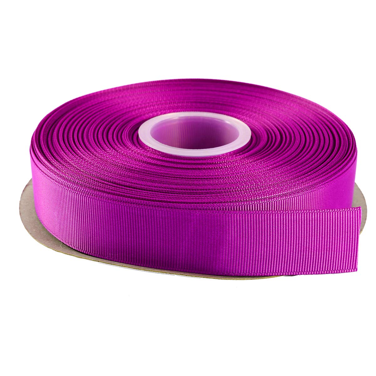 ITIsparkle 25mm Grosgrain Ribbon 45 Meters-Roll Set for Gift Wrapping Scrap Books Party Favor Hair Braids Hair Bow Baby Shower Decoration Floral Arrangement Craft Supplies, Purple Ribbon
