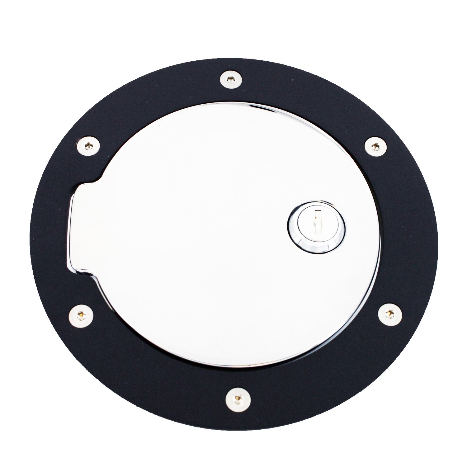 All Sales 6054KCL Billet Fuel Door Automotive