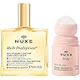 NUXE Huile Prodigieuse Multi-Purpose Dry Oil (1.6 Fl Oz) & Rêve de Thé Aluminum-Free Deodorant (1.6 Fl Oz) Skincare Duo for Nourished Skin & Long-Lasting Freshness