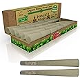 Pre Rolled Cones 1 1/4 Size – 50 Brown Classic Paper Tubes Natural Mystic Organic Rolling Papers With Tips Use Cone Loader Packing Sticks