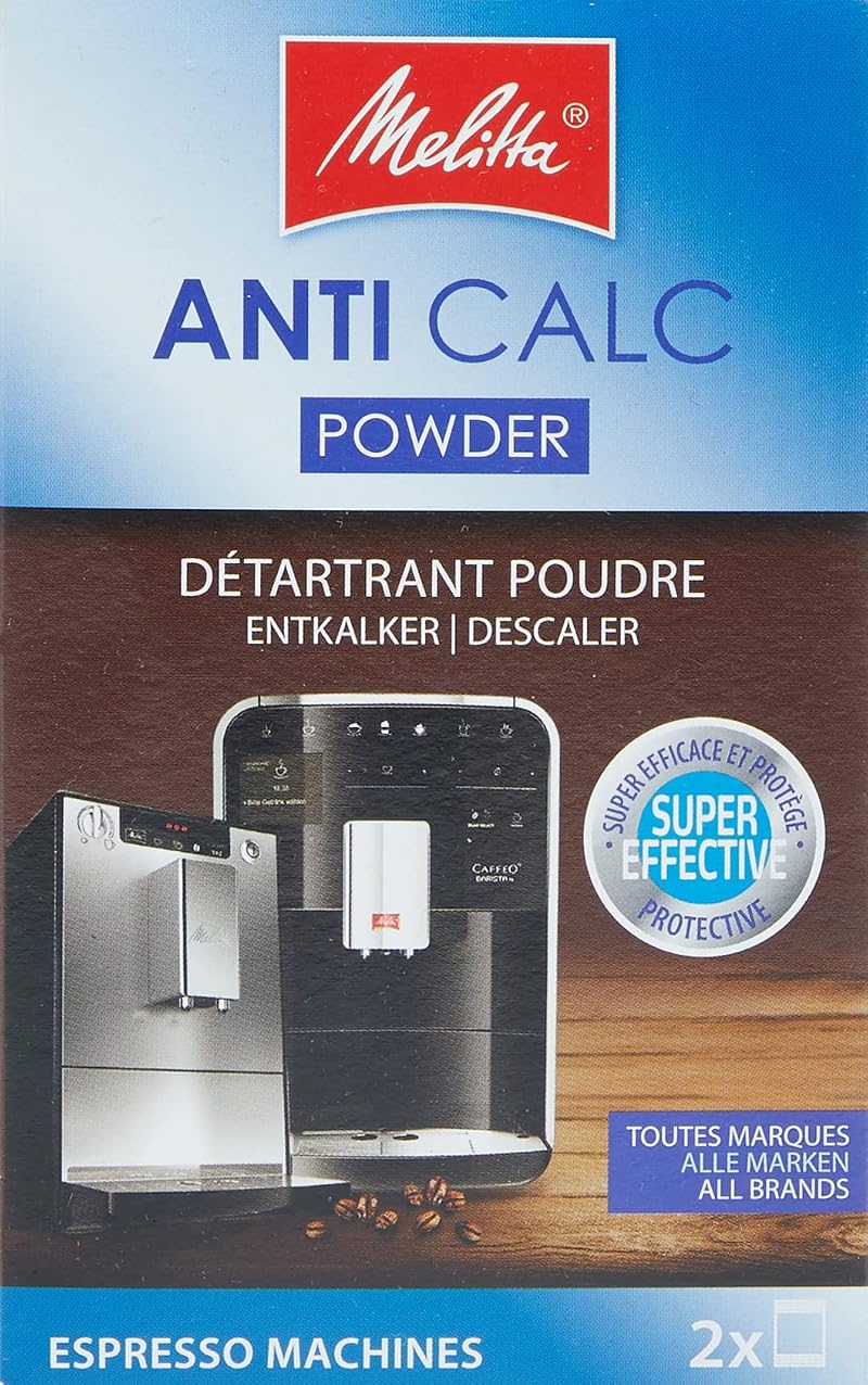 Melitta Descaler Powder 80 g for Automatic Coffee Machines Capsules Pods