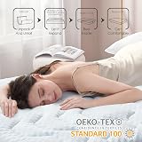 EHEYCIGA Memory Foam Mattress Topper 135x190x3cm Double Bed Gel view 6