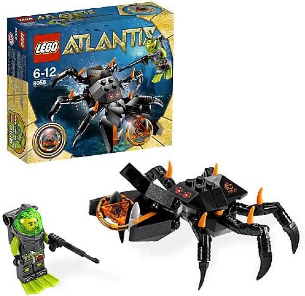 LEGO Atlantis Monster Crab Clash, Orange, Small