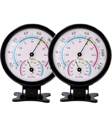 Household Analog Thermometer Hygrometer Temperature Humidity Monitor Meter Gauge