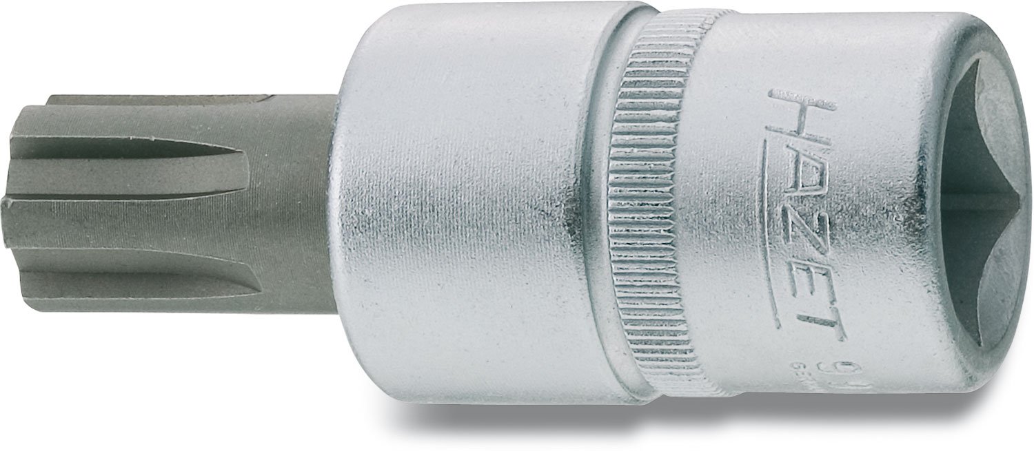 Hazet Size 8 12.5mm/ 1/2-inch Spline Socket Ribe-CV Screwdriver Socket