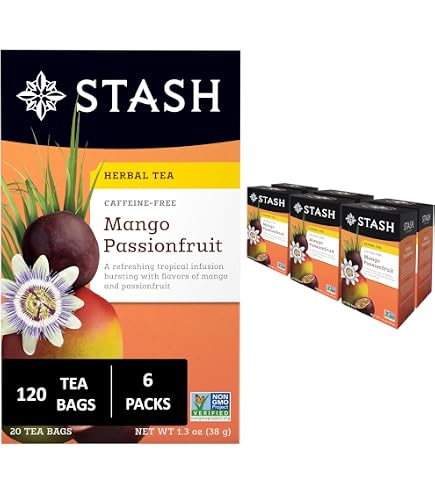 Amazon.com: Stash Tea Ginger Peach Green Tea - Caffeinated, Non