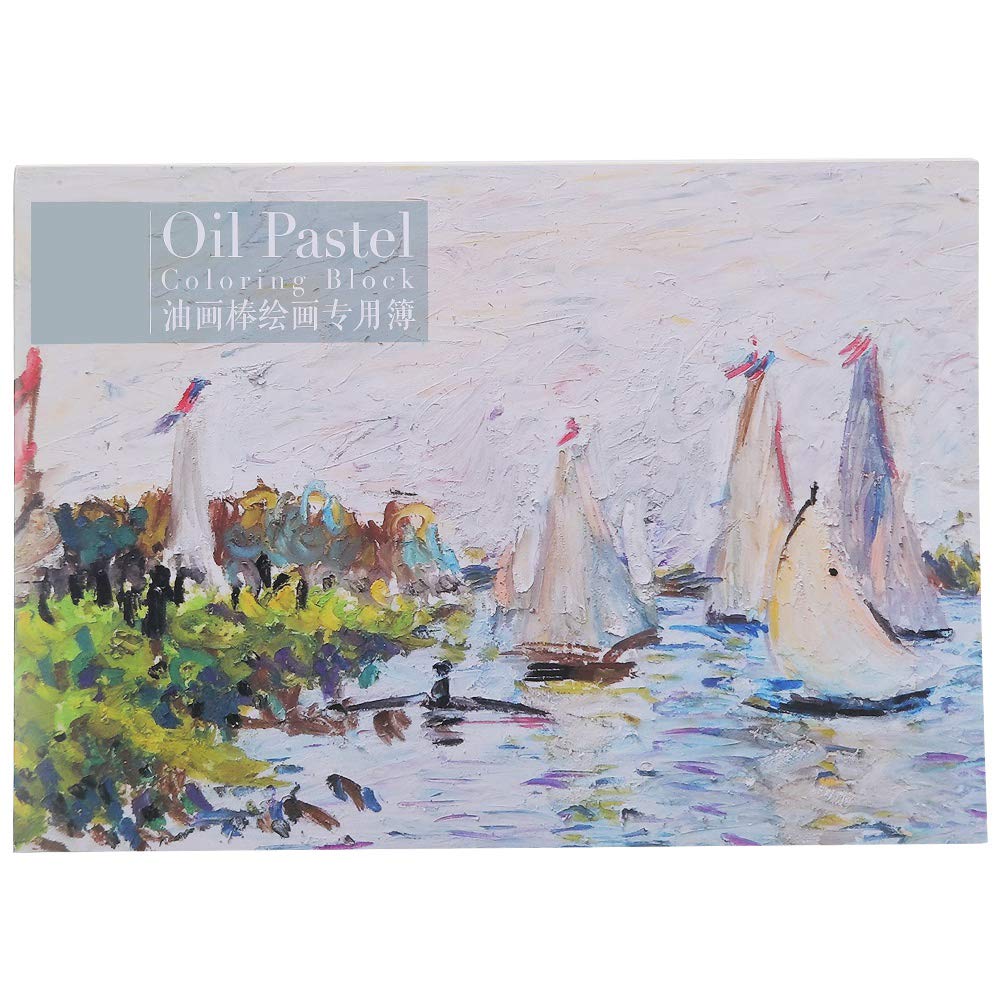 Atyhao Oil Pastel Pad, A4 20 Sheet Pad for Oil Painting, 210 x 297mm