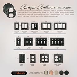 SleekLighting | Beveled Aged Bronze Wall plates