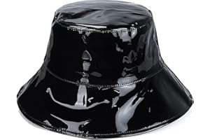 Wovanoo Waterproof Bucket Hat for Women Rain Hats Wide Brim Rain Cap