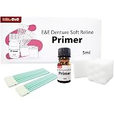 E&amp;E Denture Soft Reline Silicone Primer &ndash; Strong Bond for Acrylic Dentures | Easy-to-Use, Long-Lasting Denture Reliner Adhesion | Professional-Grade Denture Care