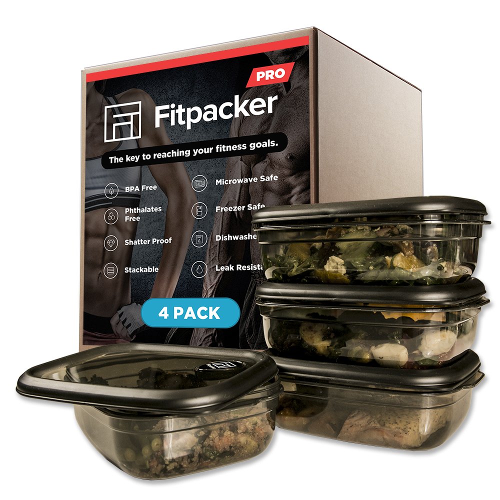 Fitpacker PRO Premium Meal Prep Containers Rugged Food Storage